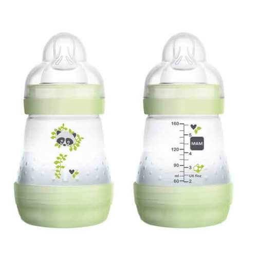 בקבוק מאמ  160 מ׳׳ל נגד גזים MAM Anti-Colic צבע ירוק