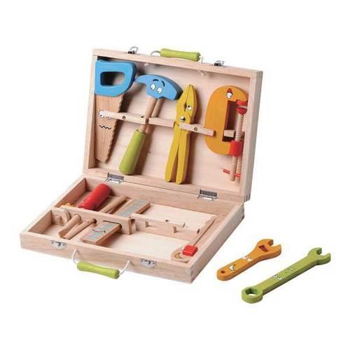 מזוודה כלי עבודה מעץ PIT TOYS פיט טויס 