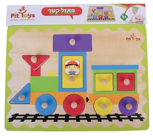 פאזל הרכבה קטר PIT TOYS פיט טויס 