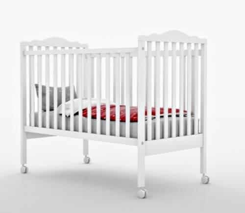 מיטה גל צבע לבן רהיטי טל טל רהיטי תינוקות