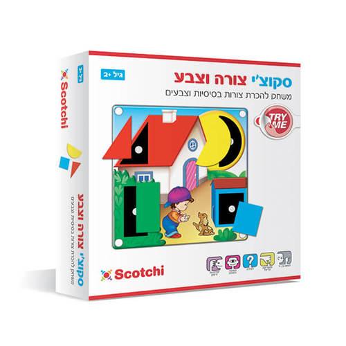 צורה וצבע - סקוצ'י PIT TOYS פיט טויס 