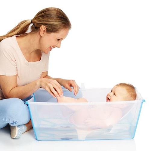 אמבטיה מתקפלת Flexi Bath לבן אפור STOKKE סטוקי