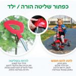 תלת אופן זום 4ב1 IAM