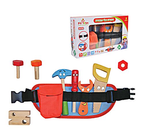 חגורת כלי עבודה לנגר הצעיר PIT TOYS פיט טויס 