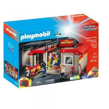 תחנת מכבי אש מארז נשיאה PLAYMOBIL פליימוביל 