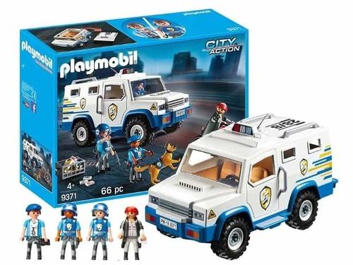 רכב משטרתי להעברת כספים PLAYMOBIL פליימוביל 