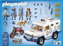 רכב משטרתי להעברת כספים PLAYMOBIL פליימוביל 