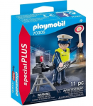 שוטר עם מכמונת מהירות PLAYMOBIL פליימוביל 