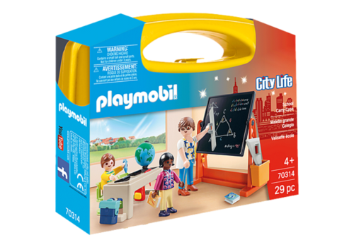 מזוודת בית ספר PLAYMOBIL פליימוביל 