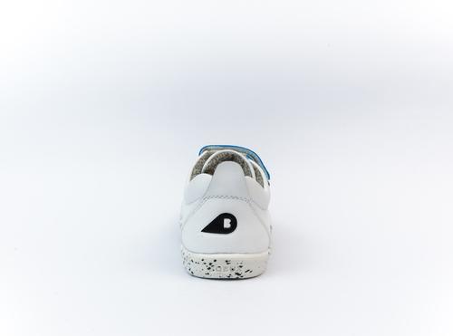 נעלי צעד שני Grass Court צבע לבן עם רצועות החלפה לבן+צבעוני BOBUX בובוקס