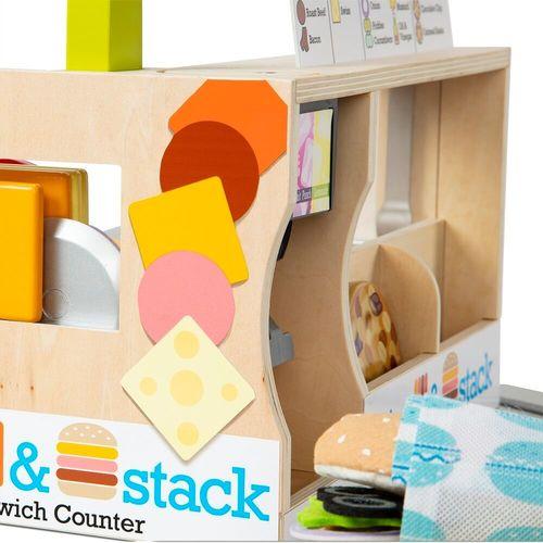 דוכן סנדוויצ'ים מעץ Melissa&Doug מליסה ודאג