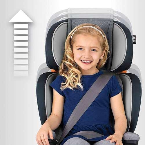 בוסטר קידפיט זיפ אייר Kidfit Zip Air אפור שחור CHICCO צ'יקו