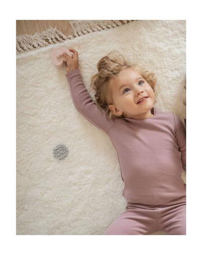 שטיח לחדר ילדים שמנת מודפס MINENE מיננה