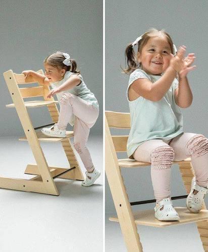 כסא אוכל Tripp Trapp טריפ טראפ צבע צהוב חמניה סטוקי STOKKE