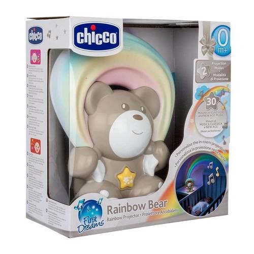 מנורת לילה דובי קשת בענן – Rainbow Bear חום בהיר CHICCO צ'יקו