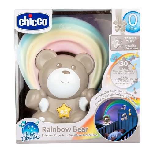 מנורת לילה דובי קשת בענן – Rainbow Bear חום בהיר CHICCO צ'יקו