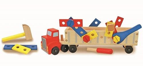 סט בנייה משאית Melissa&Doug מליסה ודאג