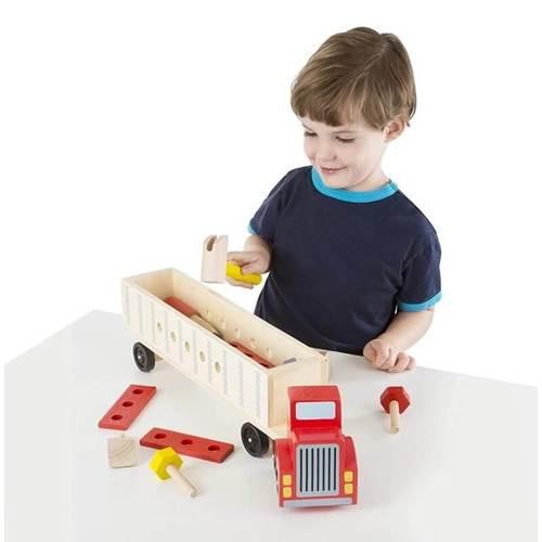 סט בנייה משאית Melissa&Doug מליסה ודאג