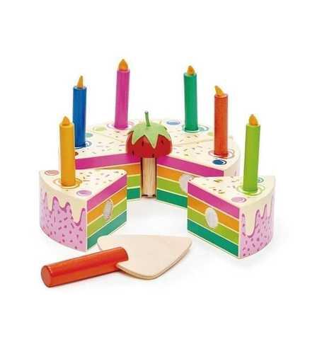 עוגת יום הולדת קשת בענן TENDER LEAF טנדר ליף 