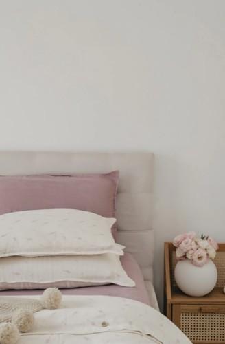 סדין במבוק למיטה זוגית LIGHT PURPLE סגול בהיר NINO נינו