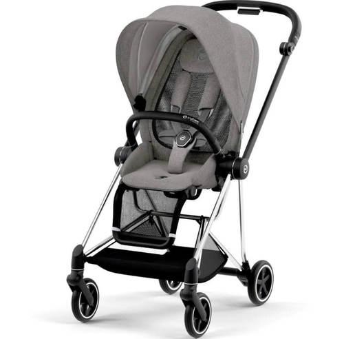 עגלת תינוק מיוס Mios 3  אפור מלאנג' Melange Grey Plus סייבקס CYBEX