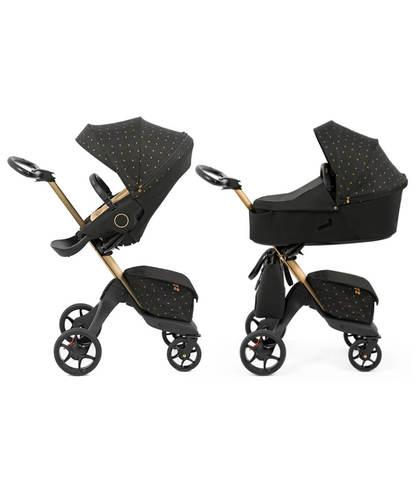 עגלת תינוק XPLORY Signature שחור סיגנצ’ר STOKKE סטוקי