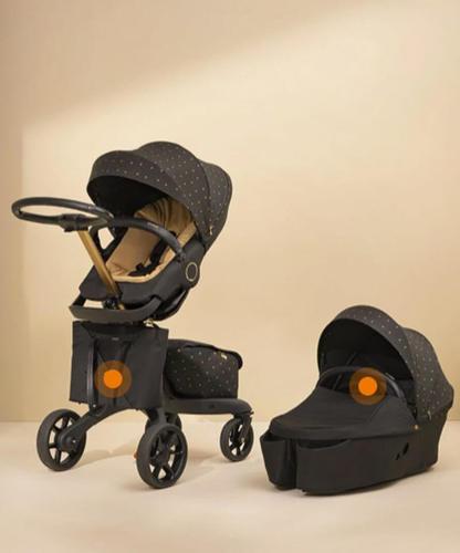 עגלת תינוק XPLORY Signature שחור סיגנצ’ר STOKKE סטוקי