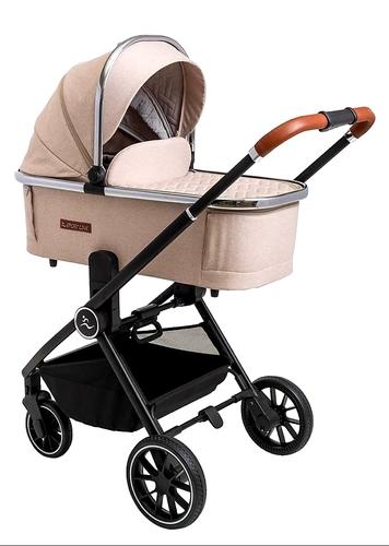 עגלת תינוק סיילו פרו CIELO Pro 2022 שלד שחור+ ריפוד שנהב + ידית שחורה SPORT LINE ספורט ליין