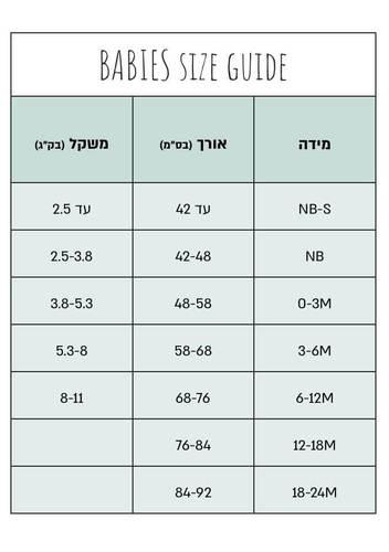 סט חולצה ומכנסיים בייבי COTTON CANDY מנטה 2023 MINENE מיננה