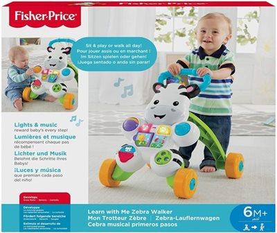 הליכון פעילות אורקולי 2 ב 1 זברה פישר פרייס fisher-price