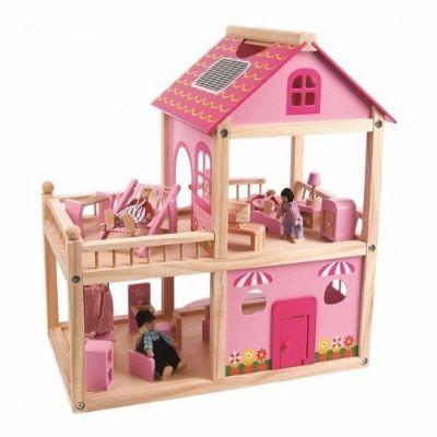 בית בובות איכותי מעץ מבית Pit Toys