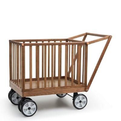 עגלול עץ COOPY BABY מתקפל עם גגון XXL, ואישור תקן ישראלי