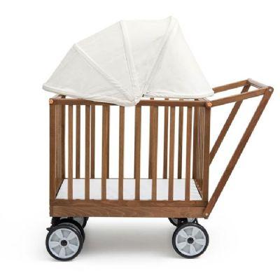 עגלול עץ COOPY BABY מתקפל עם גגון XXL, ואישור תקן ישראלי