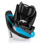 כיסא בטיחות צר במיוחד מסתובב Revolve 360 Slim - שחור Obsidian Black