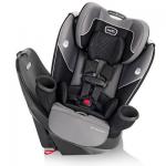 כיסא בטיחות מסתובב משולב בוסטר Revolve 360 - אפור Amherst Gray