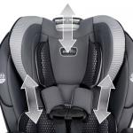 כיסא בטיחות משולב בוסטר 4 ב-1 Everyfit DLX - אפור Winston Gray