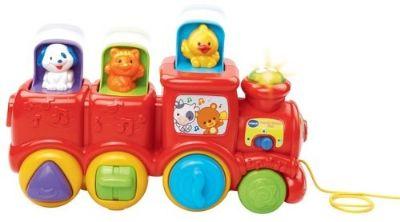 רכבת חיות קופצות מנגנת בעברית Vtech