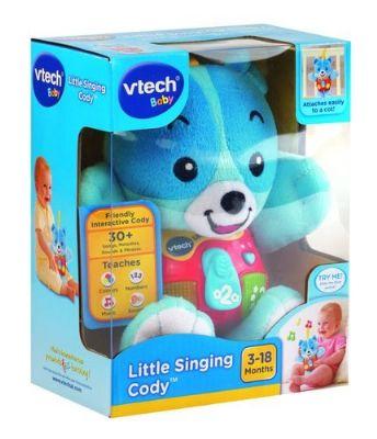 דובי לימודי מנגן עם חיבור למיטה  סלקל Vtech