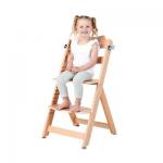 כסא אוכל מרופד ורב שלבי מעץ BabySafe GrowWithMe מגיל 6 חודשים ועד 10 שנים.