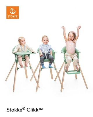 כסא Stokke Clikk ארגונומי נוח ומותאם לישיבה ארוכה של תינוקות