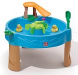 שולחן פעילות ומשחק במים חול וכדורים - ברווזים STEP2