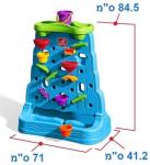 פינת פעילות מפל מים דו-צדדי עם 13 אביזרי משחק STEP2