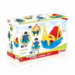 נדנדת גינה 3 שלבים לפעוטות עם מגיני חבל Dolu Toys