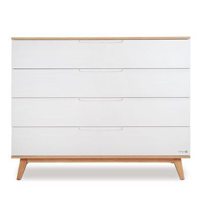 שידת אחסנה קיילי לבן עץ – Kylie™ White Wood Dresser 120cm