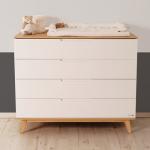 שידת אחסנה קיילי לבן עץ – Kylie™ White Wood Dresser 120cm