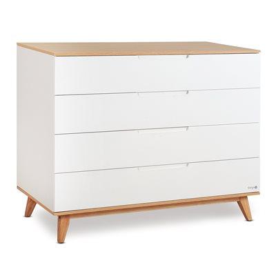 שידת אחסנה קיילי לבן עץ – Kylie™ White Wood Dresser 120cm