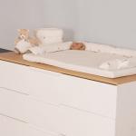 שידת אחסנה קיילי לבן עץ – Kylie™ White Wood Dresser 120cm