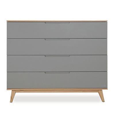 שידת אחסנה קיילי אפור עץ – Kylie™ Graphit Wood Dresser 120cm