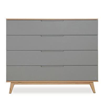 שידת אחסנה קיילי אפור עץ – Kylie™ Graphit Wood Dresser 120cm