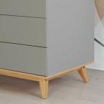 שידת אחסנה קיילי אפור עץ – Kylie™ Graphit Wood Dresser 120cm